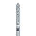 Long Pointed Tip Cylinder Diamond Bur, 1.6mm Ø, Super Coarse, FG - 886H-016-FG - Avtec Dental