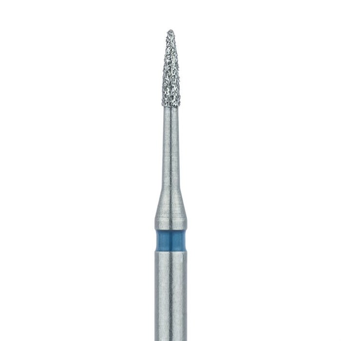 Short Flame Diamond Bur, Interproximal Reduction, 0.9mm Ø, Medium, FG - 889L-009-FG - Avtec Dental