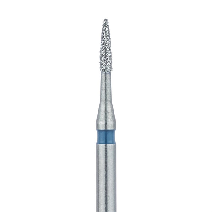 Short Flame Diamond Bur, Interproximal Reduction, 1mm Ø, Medium, FG - 889L-010-FG - Avtec Dental