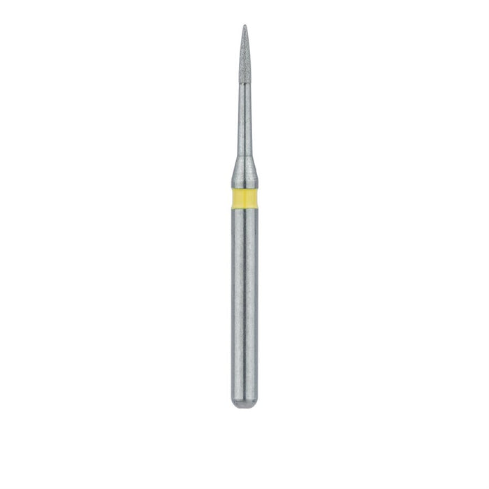 Short Flame Diamond Bur, Interproximal Reduction, 0.9mm Ø, Extra Fine, FG - 889LC-009-FG - Avtec Dental