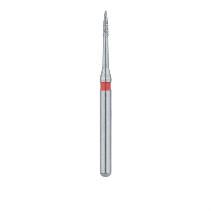 Short Flame Diamond Bur, Interproximal Reduction, 0.9mm Ø, Fine, FG - 889LF-009-FG - Avtec Dental