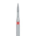Short Flame Diamond Bur, Interproximal Reduction, 1mm Ø, Fine, FG - 889LF-010-FG - Avtec Dental