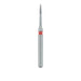 Single-Use Diamond Bur, Sterile, 25 Pack, 0.9mm Ø, Flame, 3.5mm Working Length, Fine, FG - 1509.3F - Avtec Dental