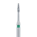 Short Flame Diamond Bur, Interproximal Reduction, 0.9mm Ø, Coarse, FG - 889LG-009-FG - Avtec Dental