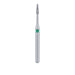 Short Flame Diamond Bur, Interproximal Reduction, 0.9mm Ø, Coarse, FG - 889LG-009-FG - Avtec Dental