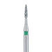 Short Flame Diamond Bur, Interproximal Reduction, 1mm Ø, Coarse, FG - 889LG-010-FG - Avtec Dental