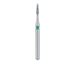 Short Flame Diamond Bur, Interproximal Reduction, 1mm Ø, Coarse, FG - 889LG-010-FG - Avtec Dental