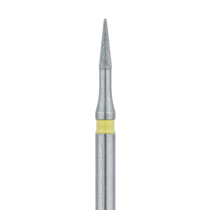 Short Needle Diamond Bur, Interproximal Reduction, 1mm Ø, Extra Fine, FG - 890C-010-FG - Avtec Dental