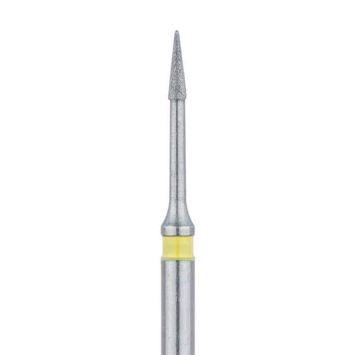 Short Needle Diamond Bur, Interproximal Reduction, 0.8mm Ø, Extra Fine, FG - 890LC-008-FG - Avtec Dental