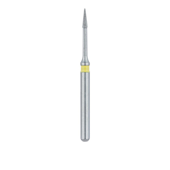 Short Needle Diamond Bur, Interproximal Reduction, 0.8mm Ø, Extra Fine, FG - 890LC-008-FG - Avtec Dental
