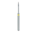 Single-Use Diamond Bur, Sterile, 25 Pack, 0.8mm Ø, Finishing, Needle, Tapered Point, 3mm Working Length, Extra Fine, FG - 3310.3VF - Avtec Dental