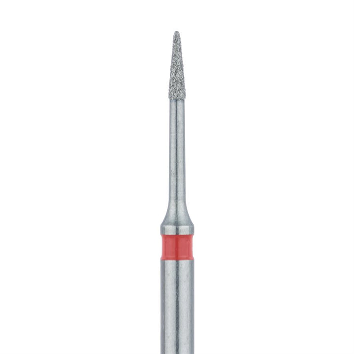 Short Needle Diamond Bur, Interproximal Reduction, 0.8mm Ø, Fine, FG - 890LF-008-FG - Avtec Dental