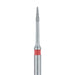 Short Needle Diamond Bur, Interproximal Reduction, 0.8mm Ø, Fine, FG - 890LF-008-FG - Avtec Dental