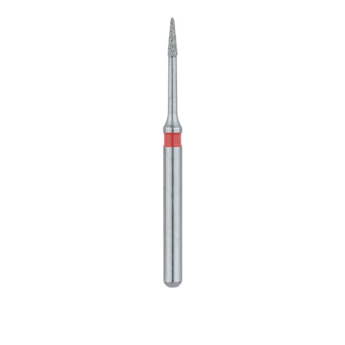 Short Needle Diamond Bur, Interproximal Reduction, 0.8mm Ø, Fine, FG - 890LF-008-FG - Avtec Dental