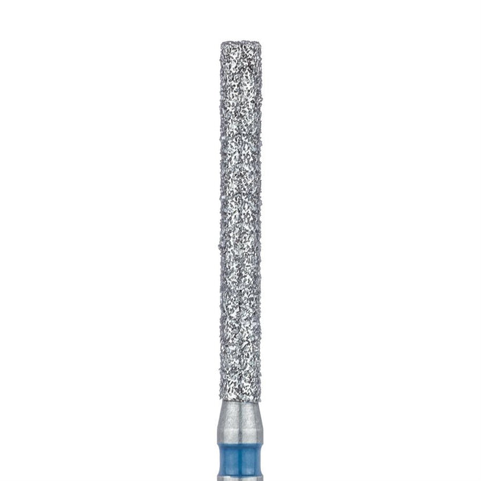 Extra Long Flat End Cylinder Diamond Bur, 1.4mm Ø, Medium, FG - 891-014-FG - Avtec Dental