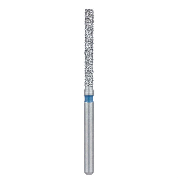 Extra Long Flat End Cylinder Diamond Bur, 1.4mm Ø, Medium, FG - 891-014-FG - Avtec Dental