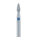 Short Flame Diamond Bur, 1.6mm Ø, Medium, FG - 895-016-FG - Avtec Dental