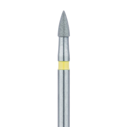 Short Flame Diamond Bur, 1.6mm Ø, Extra Fine, FG - 895C-016-FG - Avtec Dental