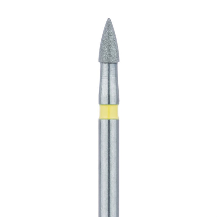 Short Flame Diamond Bur, 1.6mm Ø, Extra Fine, FG - 895C-016-FG - Avtec Dental