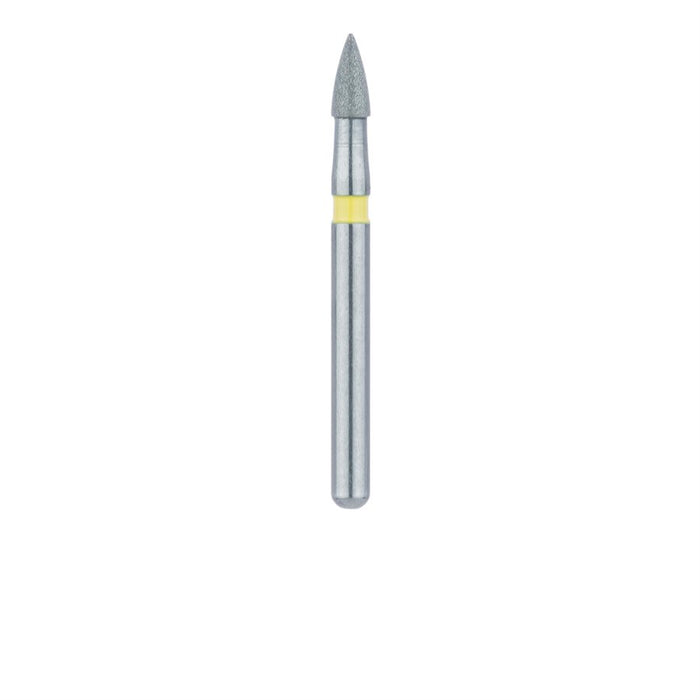 Short Flame Diamond Bur, 1.6mm Ø, Extra Fine, FG - 895C-016-FG - Avtec Dental