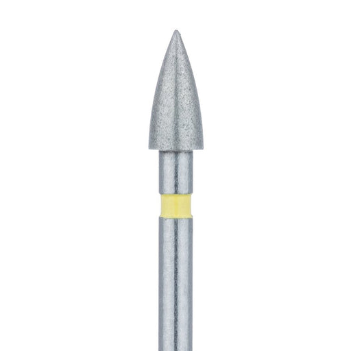 Short Flame Diamond Bur, 2.5mm Ø, Extra Fine, FG - 896C-025-FG - Avtec Dental