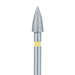 Short Flame Diamond Bur, 2.5mm Ø, Extra Fine, FG - 896C-025-FG - Avtec Dental