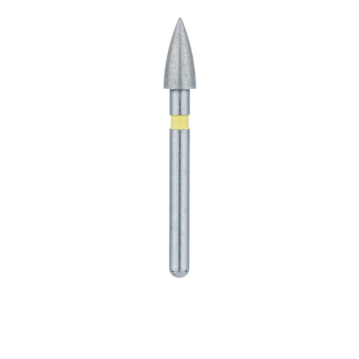Short Flame Diamond Bur, 2.5mm Ø, Extra Fine, FG - 896C-025-FG - Avtec Dental