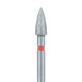 Wide Flame Diamond Bur, 2.5mm Ø, Fine, FG - 896F-025-FG - Avtec Dental