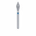 Modified Football Diamond Bur, 2.7mm Ø, Medium, FG - 899-027-FG - Avtec Dental