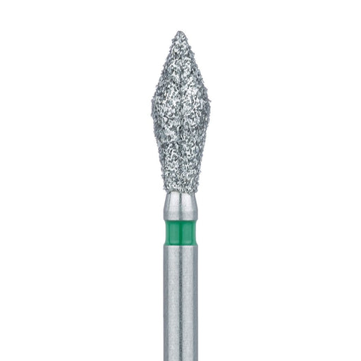 Modified Football Diamond Bur, 2.7mm Ø, Coarse, FG - 899G-027-FG - Avtec Dental