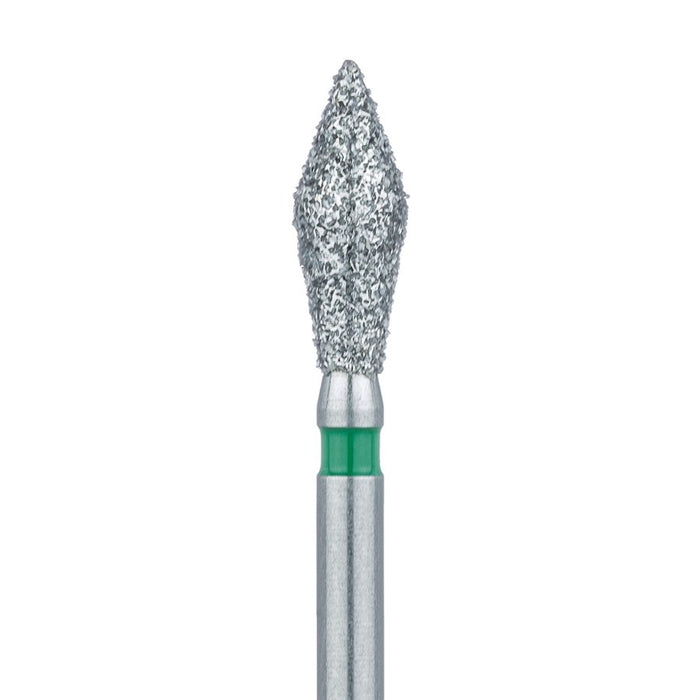 Modified Football Diamond Bur, 2.7mm Ø, Coarse, FG - 899G-027-FG - Avtec Dental