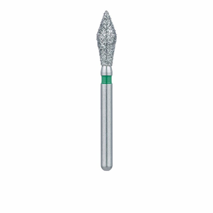 Modified Football Diamond Bur, 2.7mm Ø, Coarse, FG - 899G-027-FG - Avtec Dental