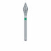 Modified Football Diamond Bur, 2.7mm Ø, Coarse, FG - 899G-027-FG - Avtec Dental
