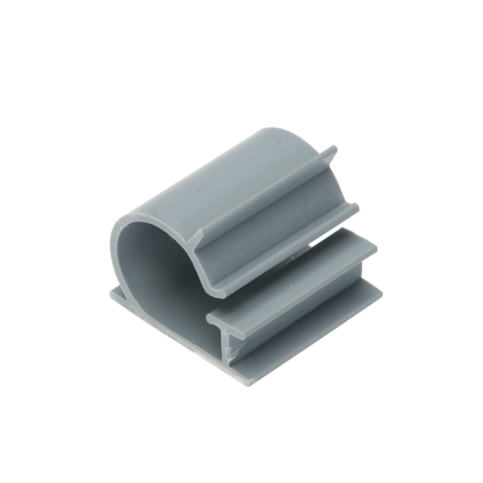 3/4" Adhesive Clamp, Gray; Pkg of 5 - DCI 9043