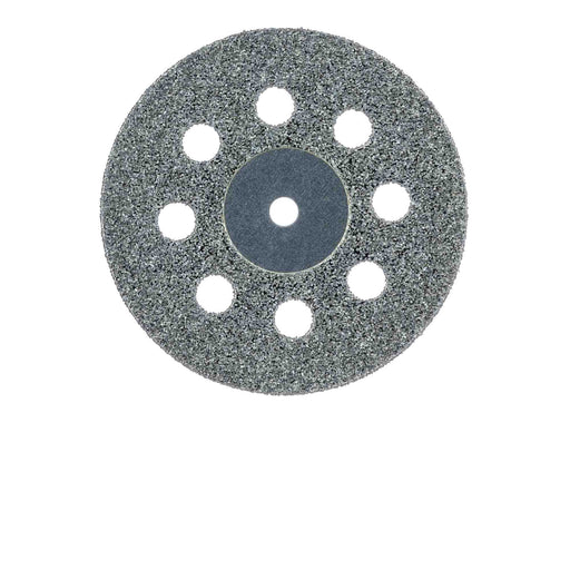 Diamond Bur, Perforated Disc, Double Sided, 0.5mm Thick, 22mm Ø, UNM - 918D-220-UNM - Avtec Dental