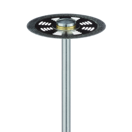 Diamond Disc, Perforated Sintered Double Sided Edge, 0.2mm Thick, 20mm Ø, HP - 937SC-200-HP - Avtec Dental