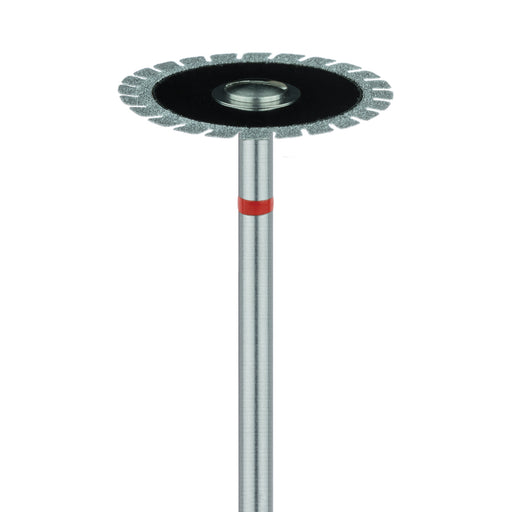 Diamond Disc, Serrated Edge, Good for Acrylic, 0.2mm Thick, 18mm Ø, Fine, HP - 940F-180-HP - Avtec Dental