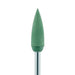Polisher, Green, Flame, 5.5mm Ø, High Shine (Fine), HP - 9501H-055-HP-GRN - Avtec Dental