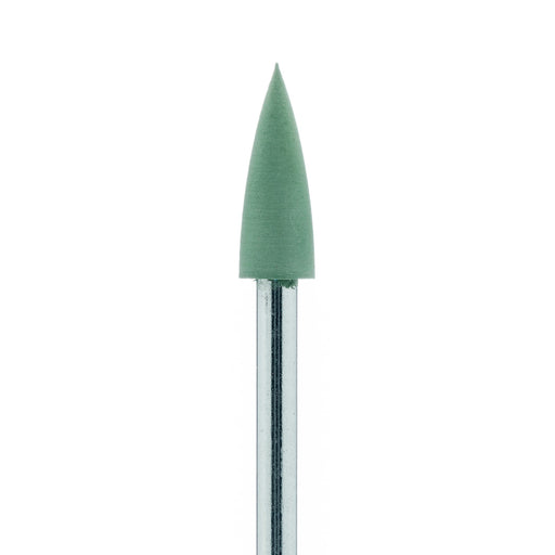 Polisher, Green, Tapered Point, 4.3mm Ø, High Shine (Fine), HP - 9502H-043-HP-GRN - Avtec Dental