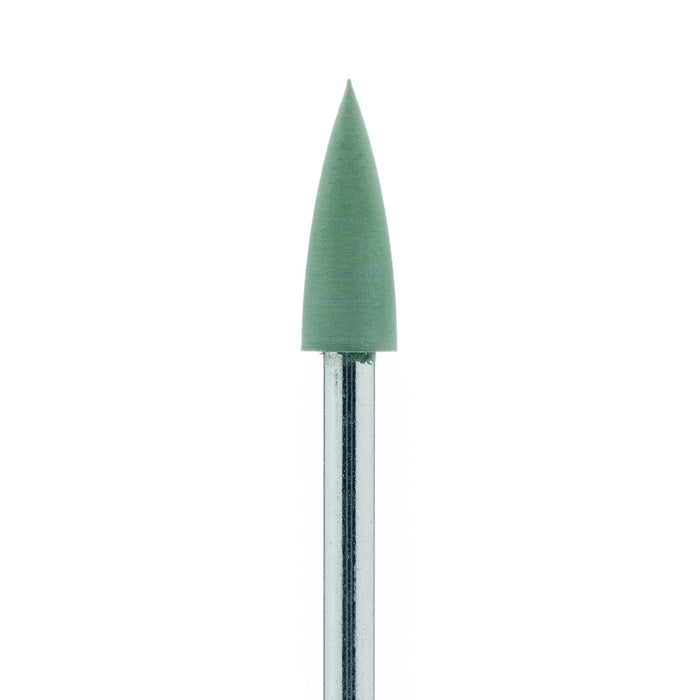 Polisher, Green, Tapered Point, 4.3mm Ø, High Shine (Fine), HP - 9502H-043-HP-GRN - Avtec Dental