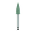 Polisher, Green, Tapered Point, 4.3mm Ø, High Shine (Fine), RA - 9502H-043-RA-GRN - Avtec Dental