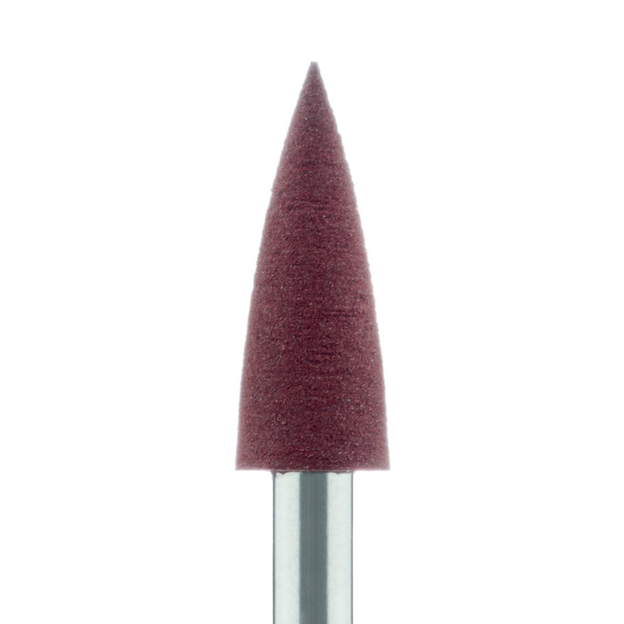 Polisher, Brown, Long Point, 4.3mm Ø, Polishing (Medium), RA - 9502P-043-RA-BRN - Avtec Dental