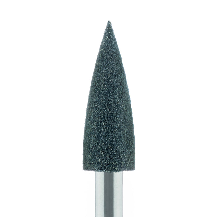 Polisher, Black, Long Point, 4.3mm Ø, Pre-Polishing (Coarse), RA - 9502V-043-RA-BLK - Avtec Dental