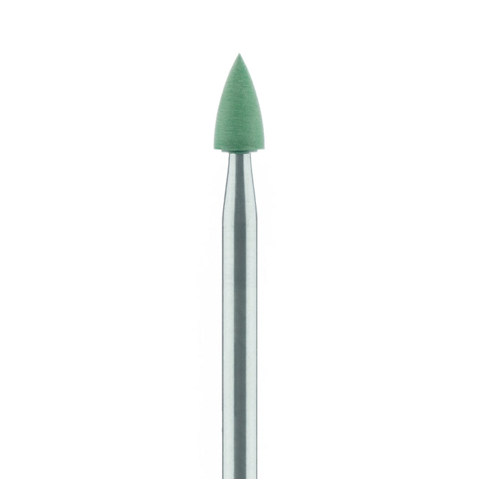 Polisher, Green, Point, 3.3mm Ø, High Shine (Fine), HP - 9503H-033-HP-GRN - Avtec Dental