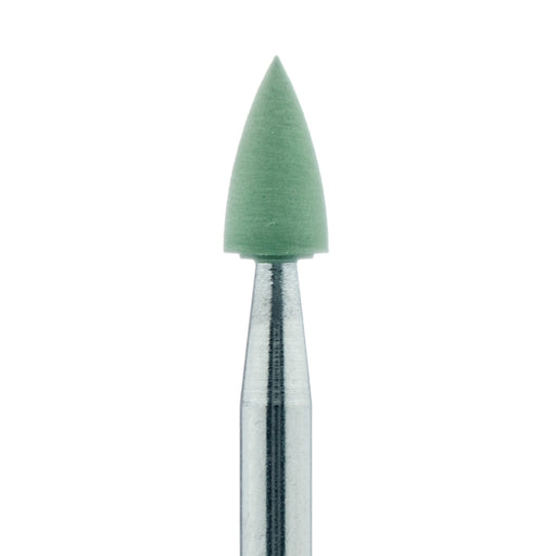 Polisher, Green, Point, 3.3mm Ø, High Shine (Fine), RA - 9503H-033-RA-GRN - Avtec Dental