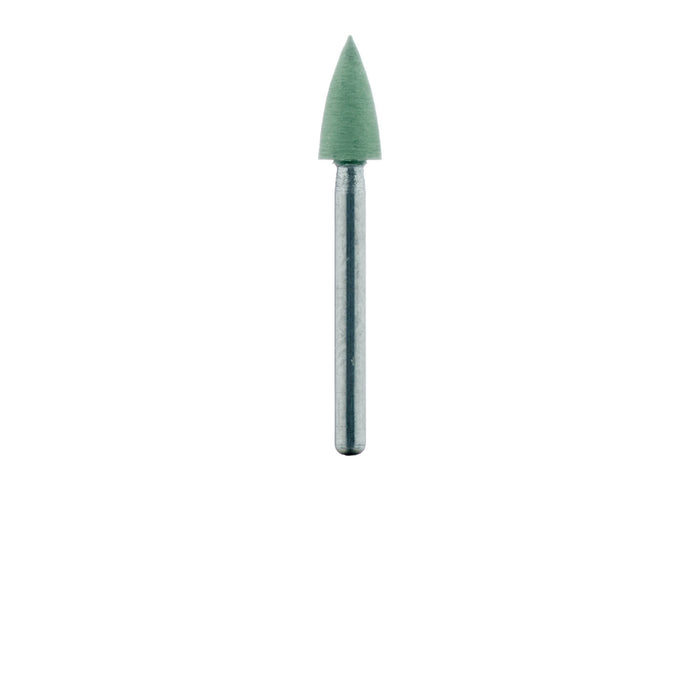 Polisher, Green, Point, 3.3mm Ø, High Shine (Fine), FG - 9503H-033-FG-GRN - Avtec Dental