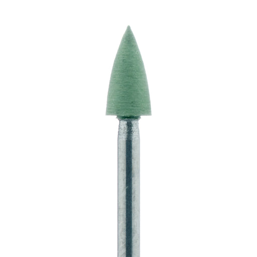 Polisher, Green, Point, 3.3mm Ø, High Shine (Fine), FG - 9503H-033-FG-GRN - Avtec Dental