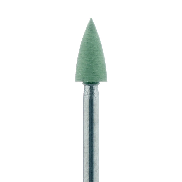 Polisher, Green, Point, 3.3mm Ø, High Shine (Fine), FG - 9503H-033-FG-GRN - Avtec Dental