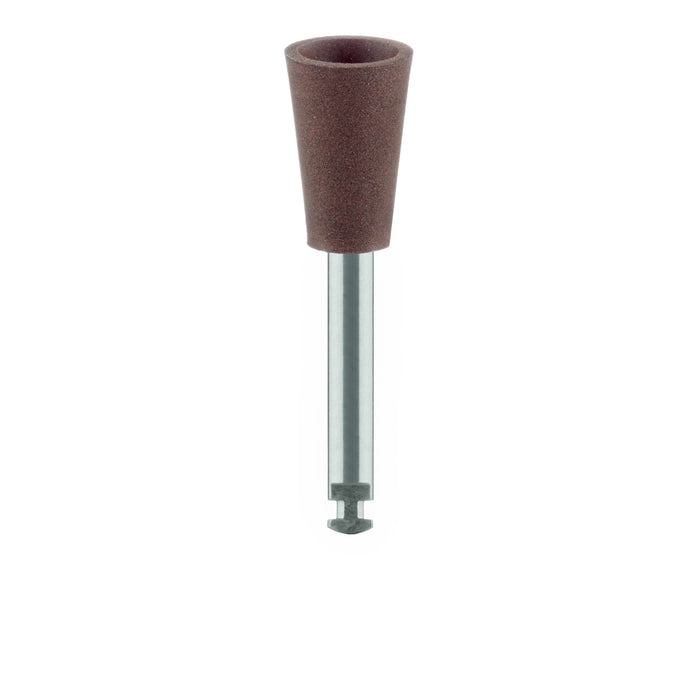 Polisher, Brown, Cup, 6.5mm Ø, Polishing (Medium), RA - 9504P-065-RA-BRN - Avtec Dental