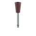 Polisher, Brown, Cup, 6.5mm Ø, Polishing (Medium), RA - 9504P-065-RA-BRN - Avtec Dental